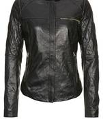 women's black napa leather biker jacket classic moto zip style premium pro