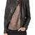 Women black 100% lambskin black leather jacket biker motorcycle napa leather jacket-83