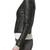 Women black 100% lambskin black leather jacket biker motorcycle napa leather jacket-92