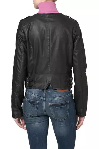 women's black napa leather biker jacket classic moto zip style exclusive sophisticated