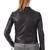 Women’s genuine lambskin black leather biker jacket slim fit designer motorcycle-c123