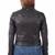 Womens genuine lambskin leather motorcycle slim fit designer ladies biker jacket-c127