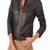 Womens genuine lambskin leather motorcycle slim fit designer ladies biker jacket-c132