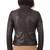 Womens genuine lambskin leather motorcycle slim fit designer ladies biker jacket-c132
