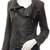 Womens genuine lambskin black leather motorcycle slim fit designer ladies biker jacket-c142