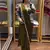 mehendi embroidered silk blend saree with koti set