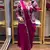 rani pink silk embroidered border party wear saree