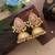 Pink color big size jhumka kasmiri earrings