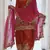 orange silk embroidered farshi salwar suit set