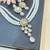 pearl beaded kundan stone studded necklace set