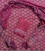 Multicolor cotton dress material with mul dupatta
