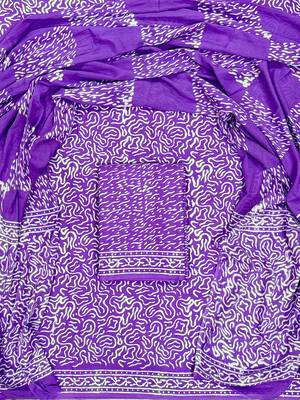 Multicolor cotton dress material with mul dupatta 1