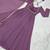 Mauve pink Heavy Blooming Georgette Anarkali Gown with Dupatta