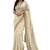 sadika Fendy Space Silk Saree with Sequin Embroidery and Heavy Gold Fancy Fringes Lace Border 