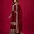 Maroon art silk embroidered sharara set