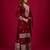 Maroon art silk embroidered sharara set