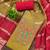 Elegant parampara cotton embroidered dress material with dyable jacquard dupatta