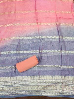 Elegant parampara cotton embroidered dress material with dyable jacquard dupatta 5