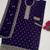 Heavy purple staright suit for women wedding wear