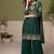 Traditional green crush silk salwar suit for women wedding wear
