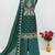 Traditional green crush silk salwar suit for women wedding wear