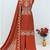 Traditional orange crush silk salwar suit for women wedding wear