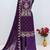 Traditional purple crush silk salwar suit for women wedding wear