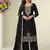 Black georgette fancy suit for women heavy embroidery