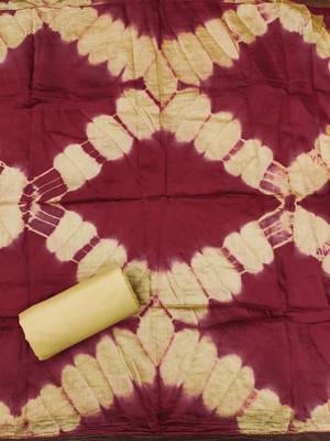 Stylish slub cotton embroidered dress material with dyable chanderi dupatta 5