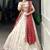 Womens's Chinnon Traditional Motiff Semi-Stitched Lehenga Choli With Bandhani Dupatta Set