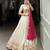 Womens's Chinnon Traditional Motiff Semi-Stitched Lehenga Choli With Dupatta Set