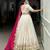 Womens's Chinnon Traditional Motiff Semi-Stitched Lehenga Choli With Dupatta Set