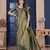 green gold zari kanchipuram silk saree