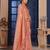Peach Silk Belnd Saree For This Wedding Seasons ethnic saree wear