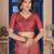 Maroon Silk Belnd Saree For This Wedding Seasons ethnic saree wear