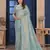 SkyBlue Silk Belnd Saree For This Wedding Seasons Ethnic Saree Wear
