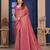 Pink Silk Belnd Saree For This Wedding Seasons ethnic saree wear