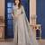 Grey Silk Belnd Saree For This Wedding Seasons ethnic saree wear