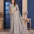 Grey Silk Belnd Saree For This Wedding Seasons ethnic saree wear