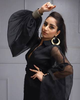 Black sheer dress 3