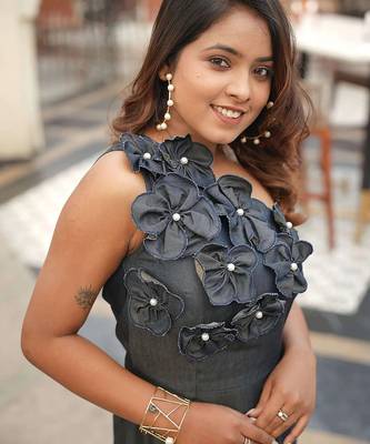 Denim delight short dress 2