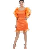The orange organza dress