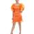 The orange organza dress
