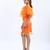 The orange organza dress