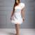 White satin dress