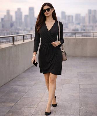 Black coctail dress 1