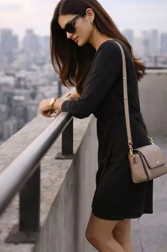 Black coctail dress