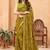 Heavy georgette double run sequence work saree with Blouse piece
