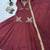 Maroon Embroidery Crep  Lehenga Dupatta With Top