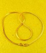 Gold Platted Chain Size-18"Inch 